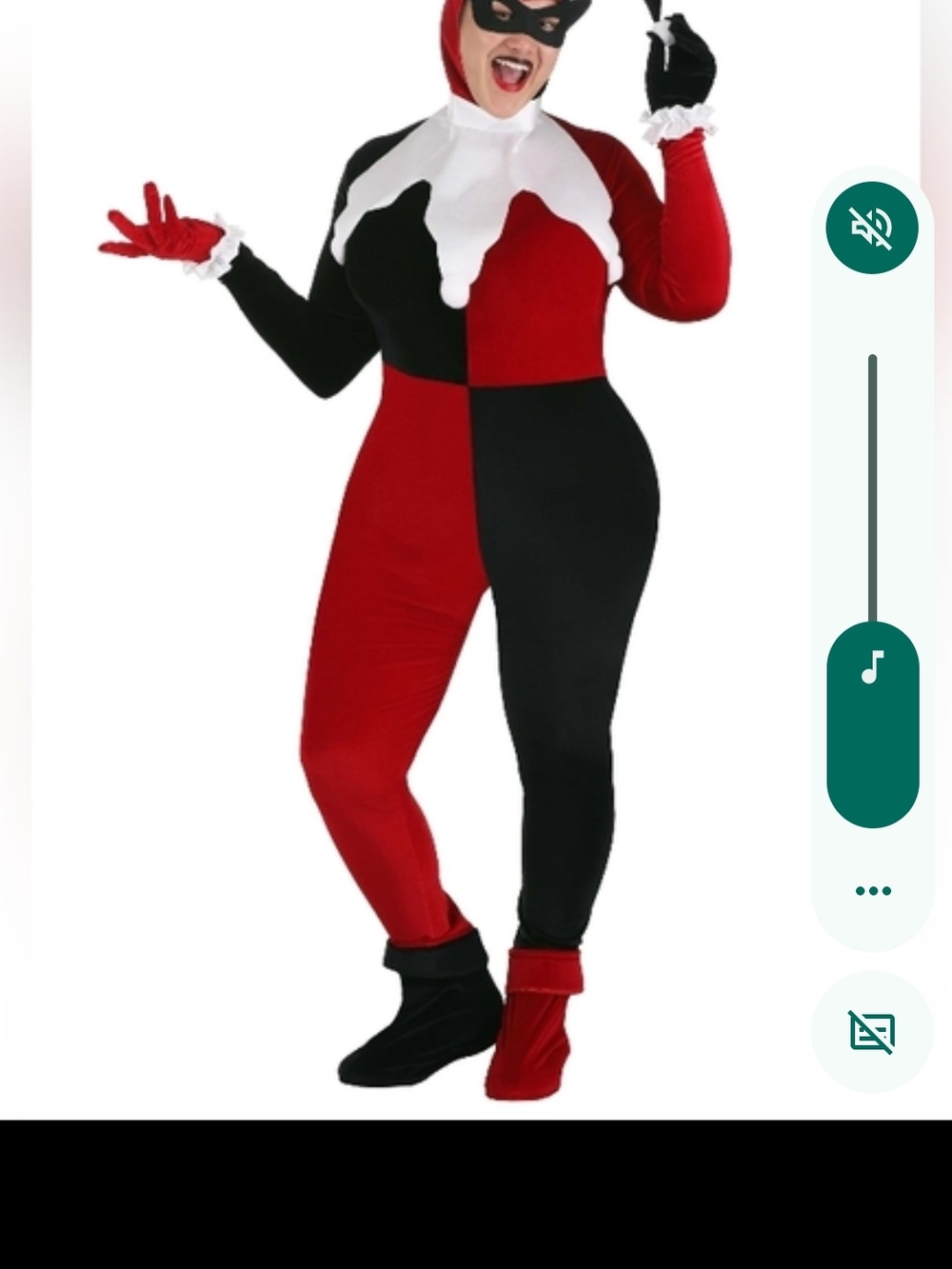 Harley Quinn Fun Costumes Jester Costume 3x Large Very Good Condition